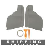 Pair Gray Front Car Door Panel Armrest Covers NIP
