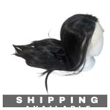 Wig Full Lace Straight Black 30 Inches New