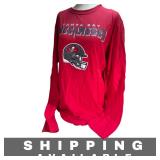 Red Long Sleeve T Shirt Tampa Bay Buccaneer Medium
