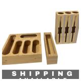9 in 1 Wood Storage Bag Organizer