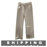Pants High Waisted Wide Leg Khaki L New