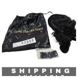100% Human Hair Black Wig Natural Color