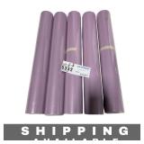 Lot of 5 Wallpaper Rolls Plain Purple New