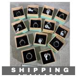 13 Statement Rings Assorted Faux Gemstone NIB