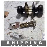 Tubular Lockset with Door Latch and Strike Plate