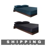 Lot of 2 Slashop Furrfree Fitted Sheet Twin XL