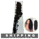 18 Inches Black Human Hair Crochet Extension New