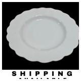 Pottery Barn Great White Scallop Plate 10 Inch New