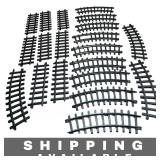 20 Model Train Tracks Plastic Straight Curved