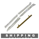 Lot of 5 Gold Metal Cabinet Pull Handles New