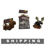 3 Cabela's Wildlife Cabin Christmas Ornaments