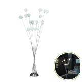 16 Led Lights Floor Lamp Silver New