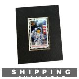 Framed  First Moon Landing 1969 Postage Stamp