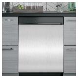 $32 Silver Brushed Stainless Steel Dishwasher...