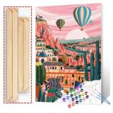 $28 Turkey Rooftop Scenery Paint by Numbers...
