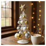 $20 Decorative Holiday Ornament Tree, 12 Inch...