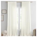 $24 Cream Colored Shabby Chic Curtains 84...