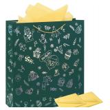 $10 Cheinxy 19.6' Extra Large Holiday Gift Bag...