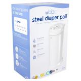 $70 Ubbi - Diaper Pail - White
