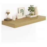 $70 Heimlove Oak Bathroom Shelves Floating...
