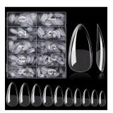 $25 INFELING Almond Nails - 500pcs Clear...