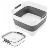 $16 Collapsible Dish Basin 2.4Gal/9L, Foldable...