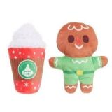 $19 Qty-2 BARK Holiday Santa's Workchomp Jolly...