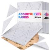 $37 18 Pack Self-Adhesive Acoustic Panels, 12'x...