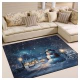 $49 ALAZA Merry Christmas Snowman Winter New...