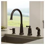 $219 Moen Edison Mediterranean Bronze Single...
