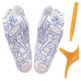 $7 Reflexology Socks Set, Acupressure Socks...