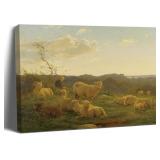 $26 Balgardekor Vintage Sheep on the Hill...