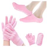 $13 Moisturizing Gloves and Socks, Gel Spa...