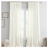$24 Cream Colored Shabby Chic Curtains 84...