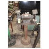 Dayton 1Z707W Bench Grinder on Pedestal
