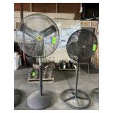 (2) Pedestal Shop Fans