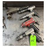 (5) Assort. Air Hammers/Impact Wrenches