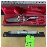 Lot Snap On Torque Meter, Starret Machinists