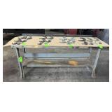 Metal Work Bench, Approx. 6