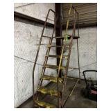 6-Step Rolling Warehouse Ladder