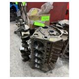 350 Chevy Block & Heads, No Crank, Gas