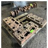 For Rebuild; (3) G8 Heads, Cores Only,