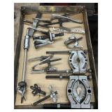 Lot of Bearing Splitters, Pullers, Gear Pullers,