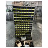 Metal Parts Cabinet w/Assort. Parts, As Shown