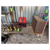 4-Wheel Cart w/Shop-Built Top Approx. 5