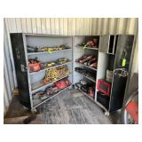 Rolling Clam-Shell Storage Cabinet, Approx. 5