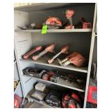 Contents of 4 Shelves: Assort Hilti Cordless Tools