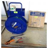 ULine Plastic Banding Cart, w/Extra Strapping