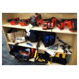 Assort. Craftsman Cordless Tools, Charger,