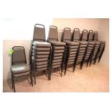 (56) Grey Stack Chairs